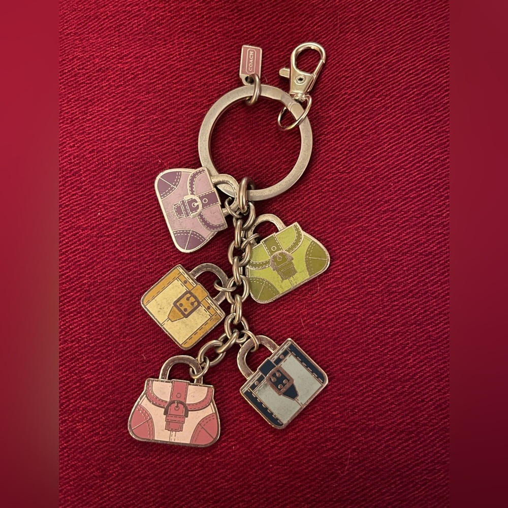 Coach Keychain/Charm Cluster Purses. Preowned